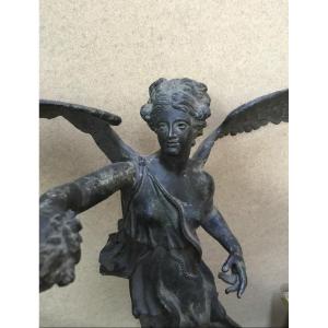 Bronze Winged Woman, 19th Century (detail)