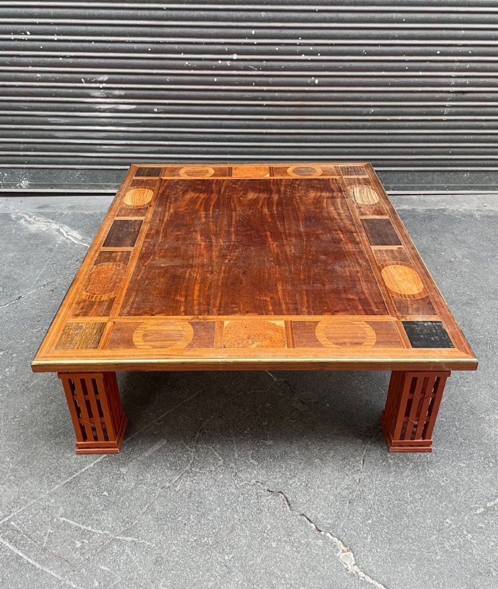 Large Neoclassical Coffee Table-photo-2