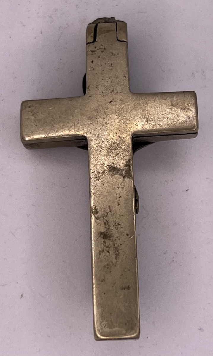 19th Century Silver Cross Reliquary-photo-2