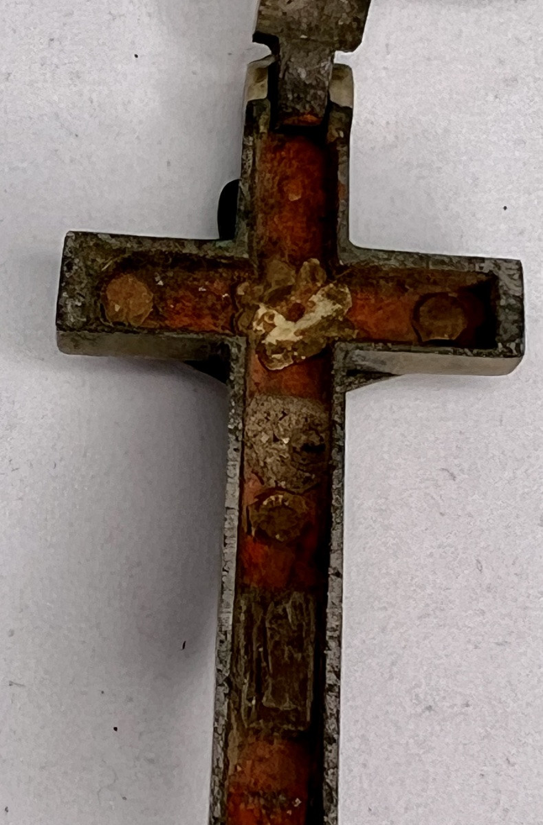 19th Century Silver Cross Reliquary-photo-4