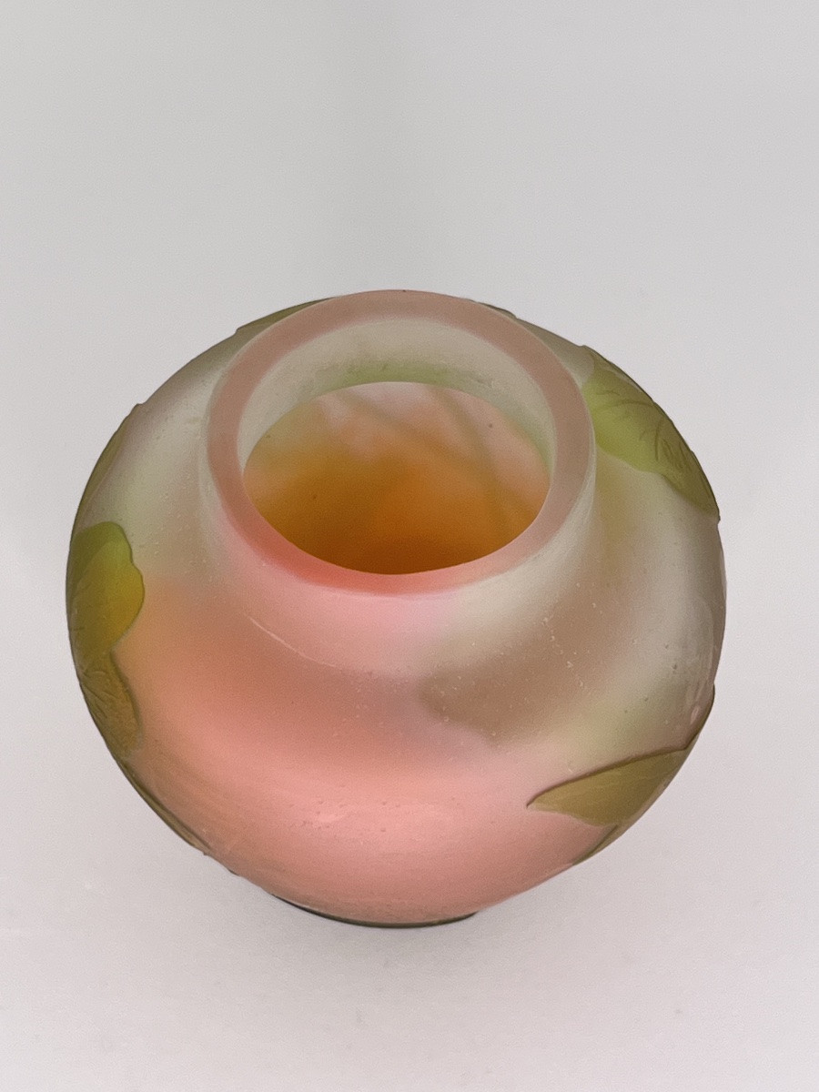 VASE GALLÉ PATE DE VERRE PÂTE DE VERRE ART DECO ART NOUVEAU-photo-1