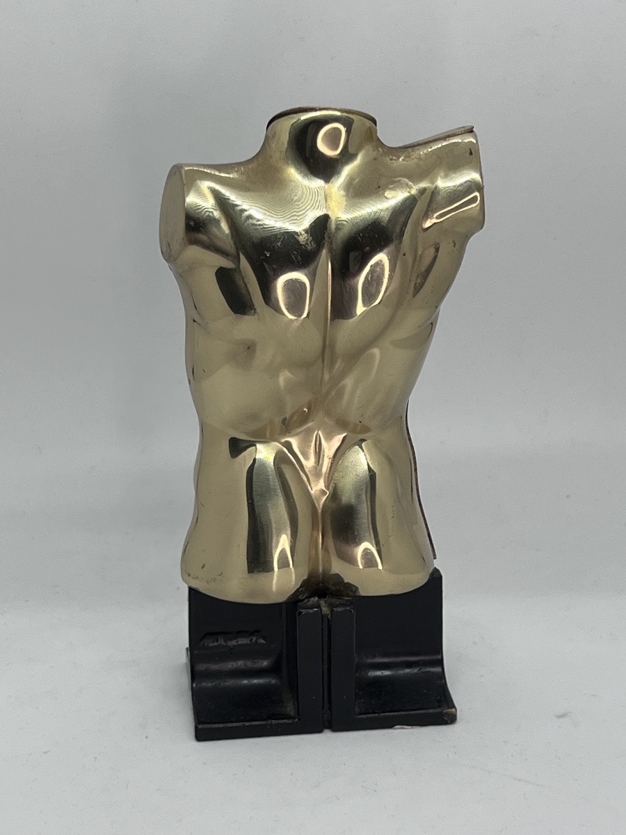 Berrocal Bronze Sculpture Male Torso Artcurial Edition-photo-3