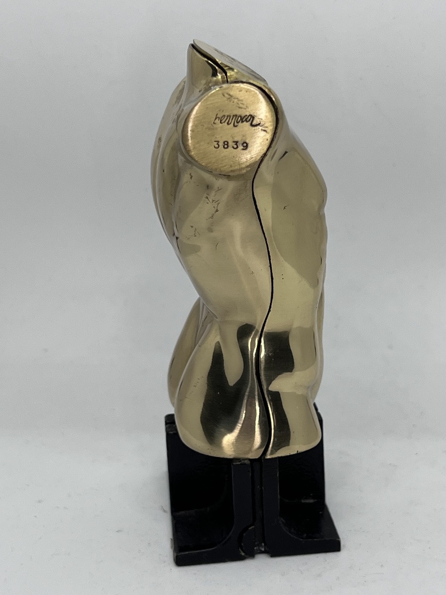Berrocal Bronze Sculpture Male Torso Artcurial Edition-photo-4