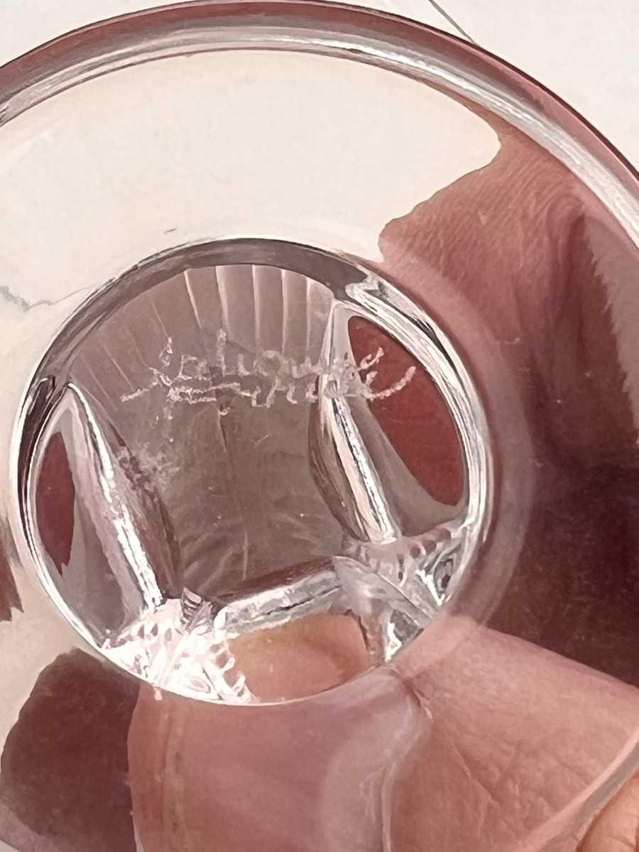 Subject: Mascot Sculpture, Lalique Crystal, France, Bird-photo-4