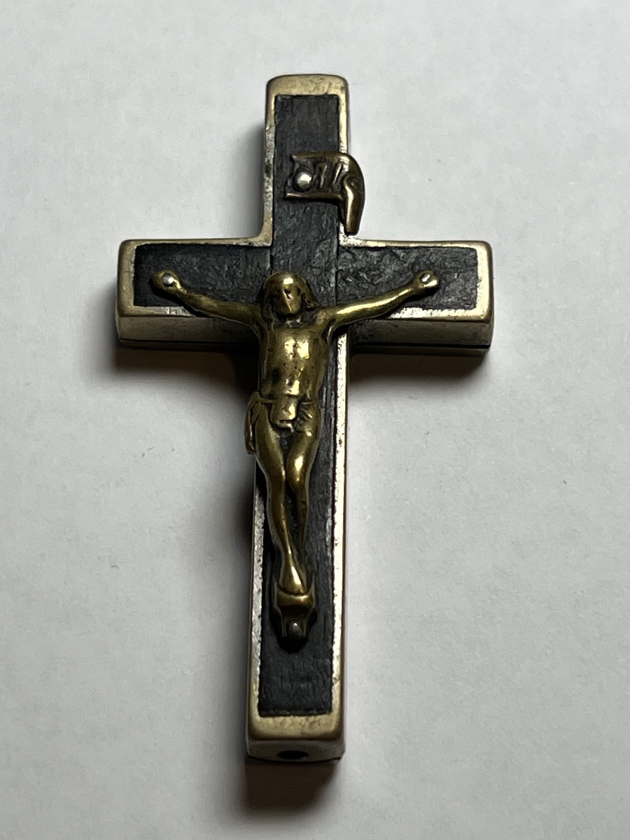 Reliquaire Croix Argent 19 Eme Siecle