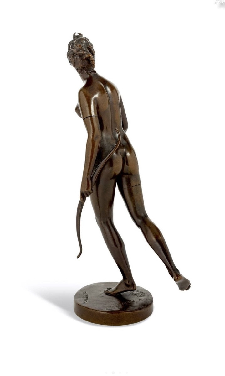 Jean-antoine Houdon (1741-1828), Barbedienne Fondeur Diana The Huntress-photo-2