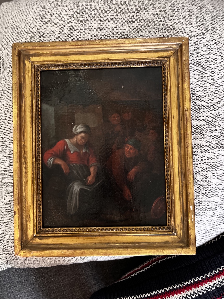 Oil On Canvas, Flemish-dutch School, Circa 1700, Painting -photo-2