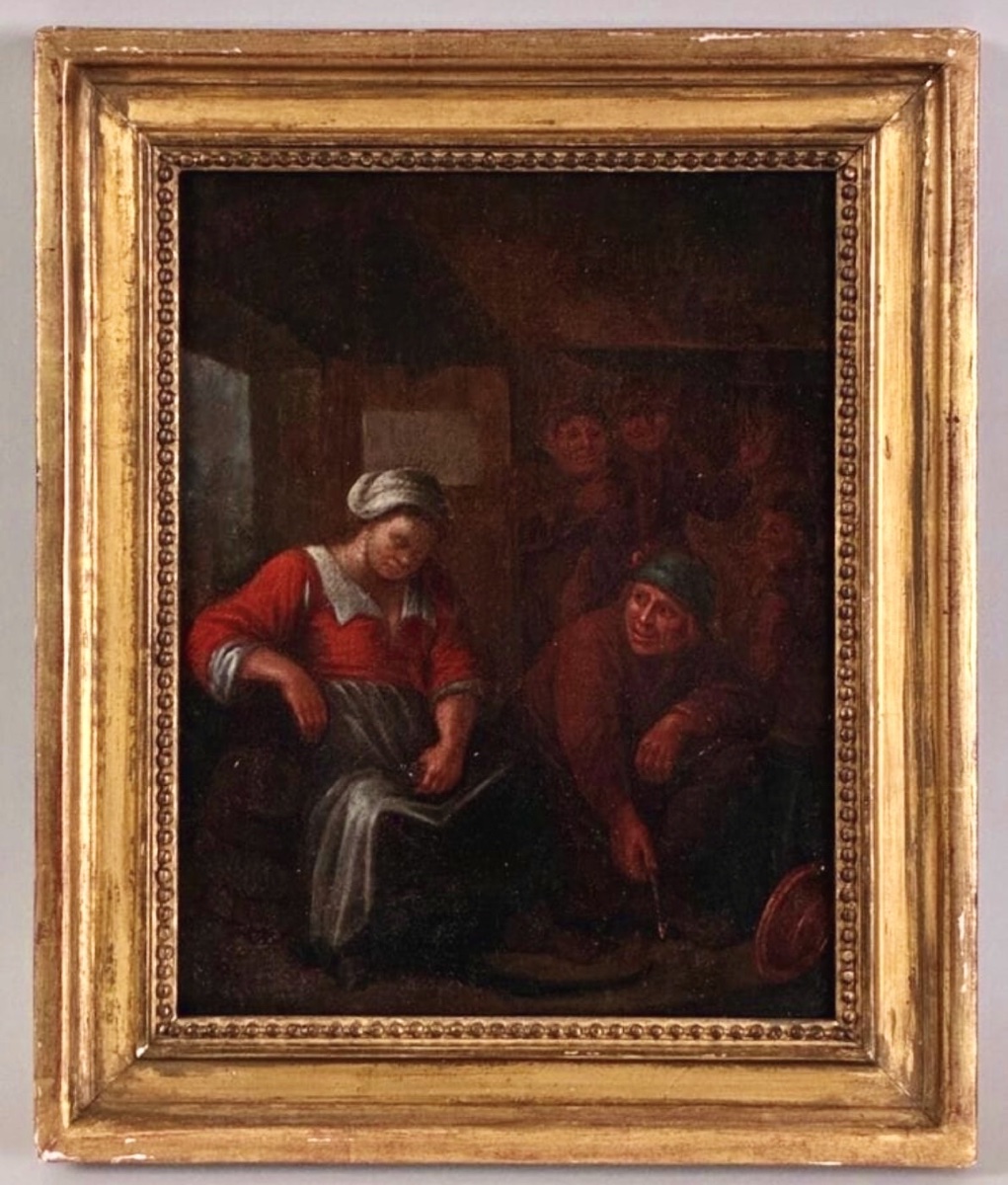Oil On Canvas, Flemish-dutch School, Circa 1700, Painting 