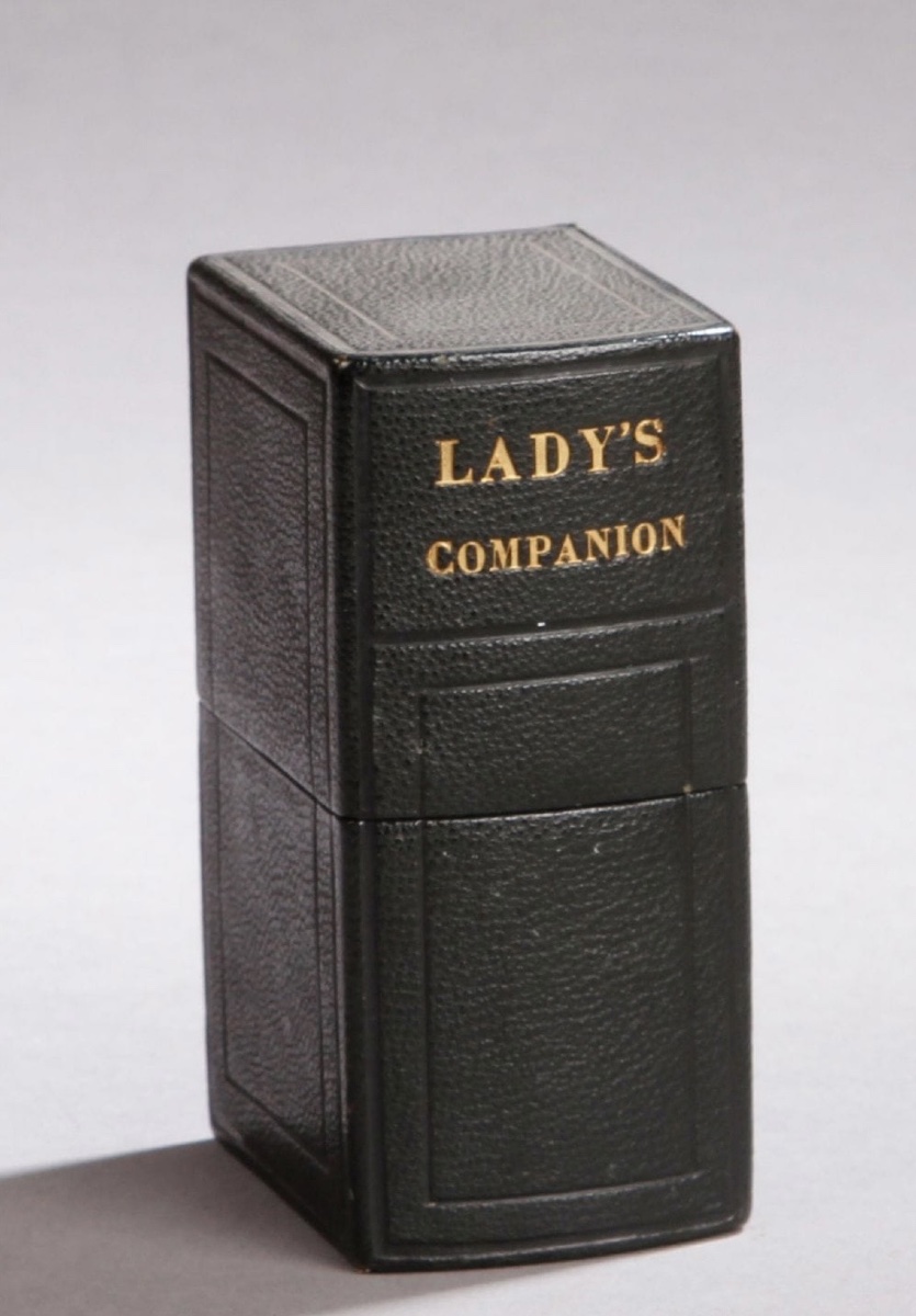 19th-century Trompe-l'œil Travel Case With 18k Gold Die, 4.4 G
