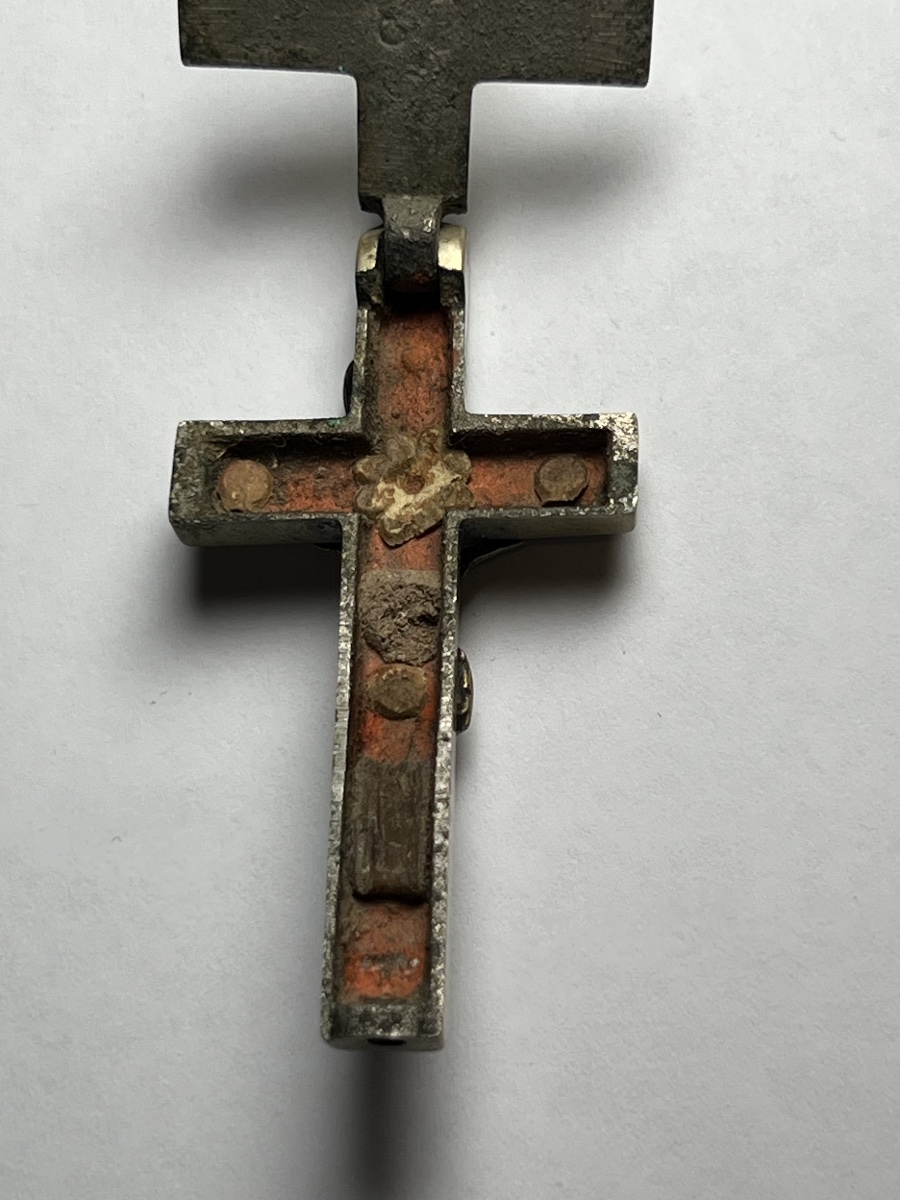 19th-century Silver Cross Reliquary-photo-3