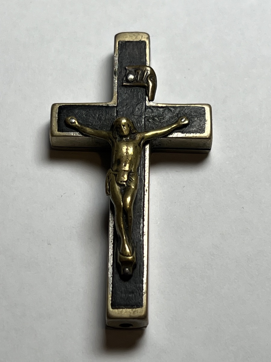 19th-century Silver Cross Reliquary