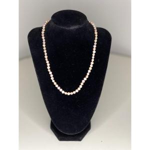 Cultured Pearl Necklace 45 Cm Gold Clasp 750 °/°°