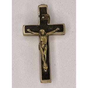19th Century Silver Cross Reliquary
