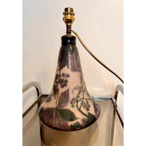 Vase Or Lamp Base In Pâte De Verre (glass Paste) By Argyl - Daum - Legras