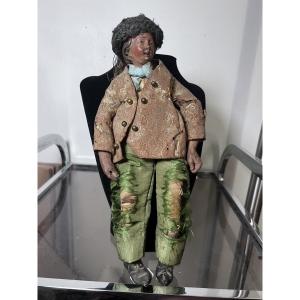 Neapolitan Santon Italy 18th Century Crib Man