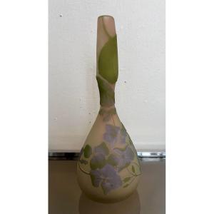 Gallé Art Deco Glass Paste Vase (daum Legras)