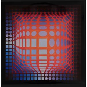 Victor Vasarely (1906–1997) Koska-quemer Print