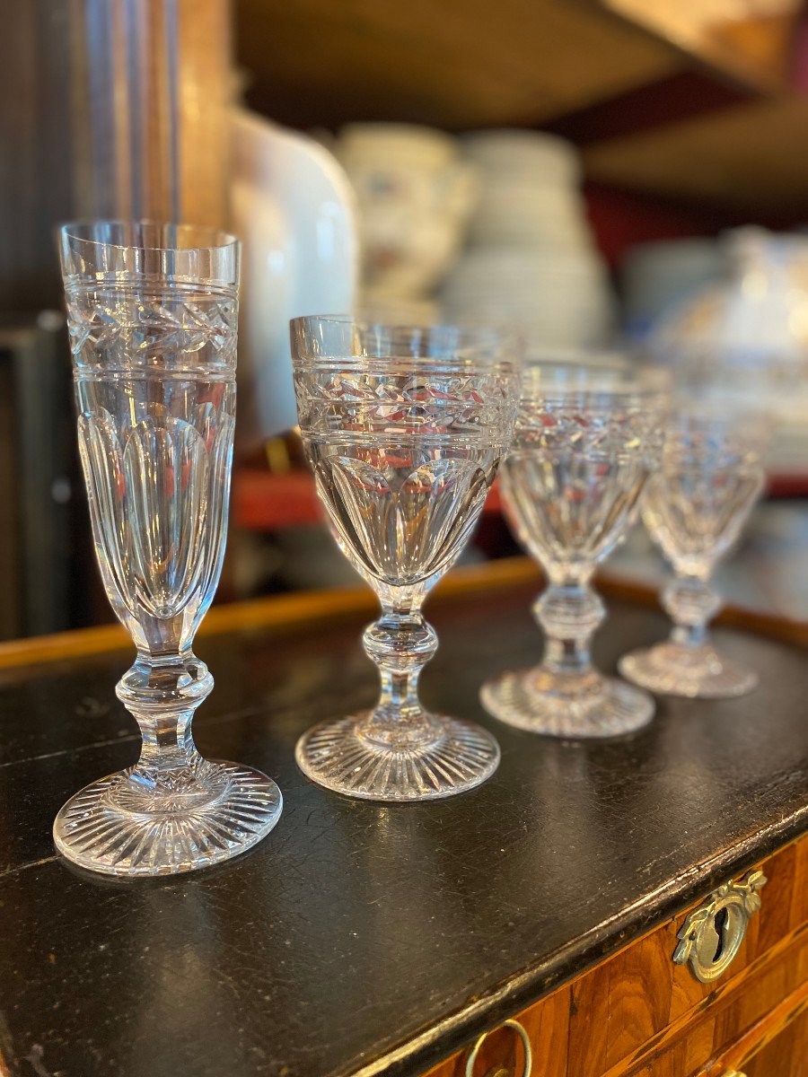 Service 48 Verres Baccarat Modèle Jonzac-photo-3