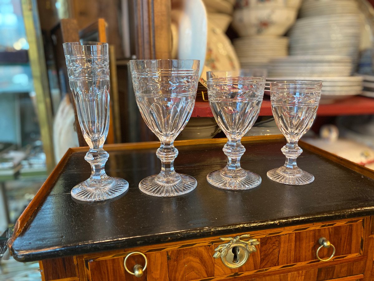 Service 48 Verres Baccarat Modèle Jonzac
