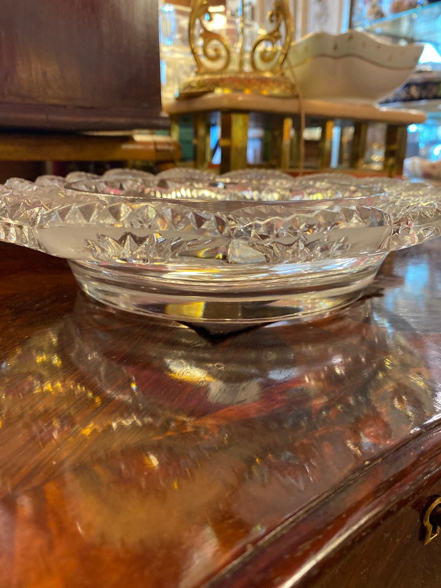 Belle Coupe Lalique  Ovale Modèle Auriac-photo-3
