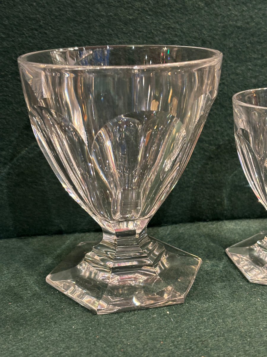 Baccarat Bourbon Service 18 Glasses Art Deco Period -photo-3