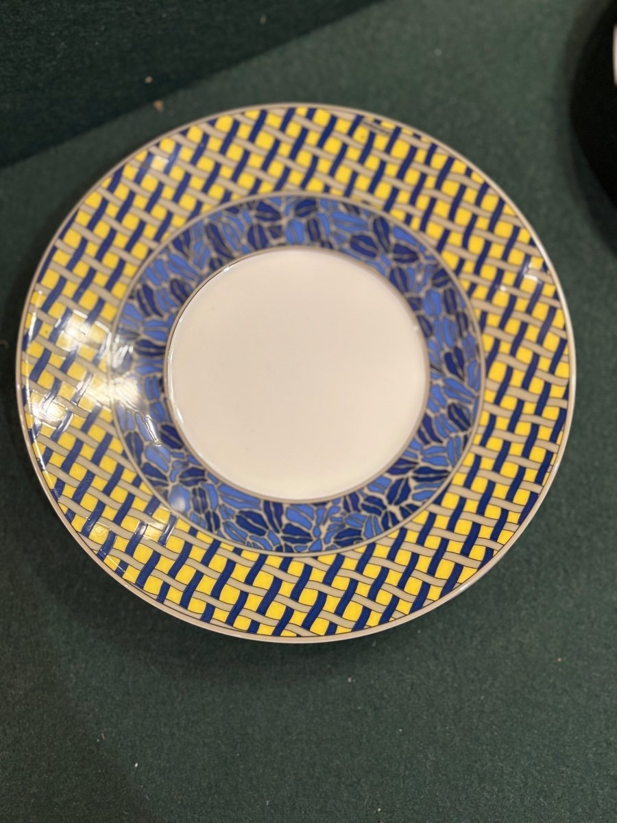 Pair Of Christofle Pergola Model Breakfast Cups-photo-3