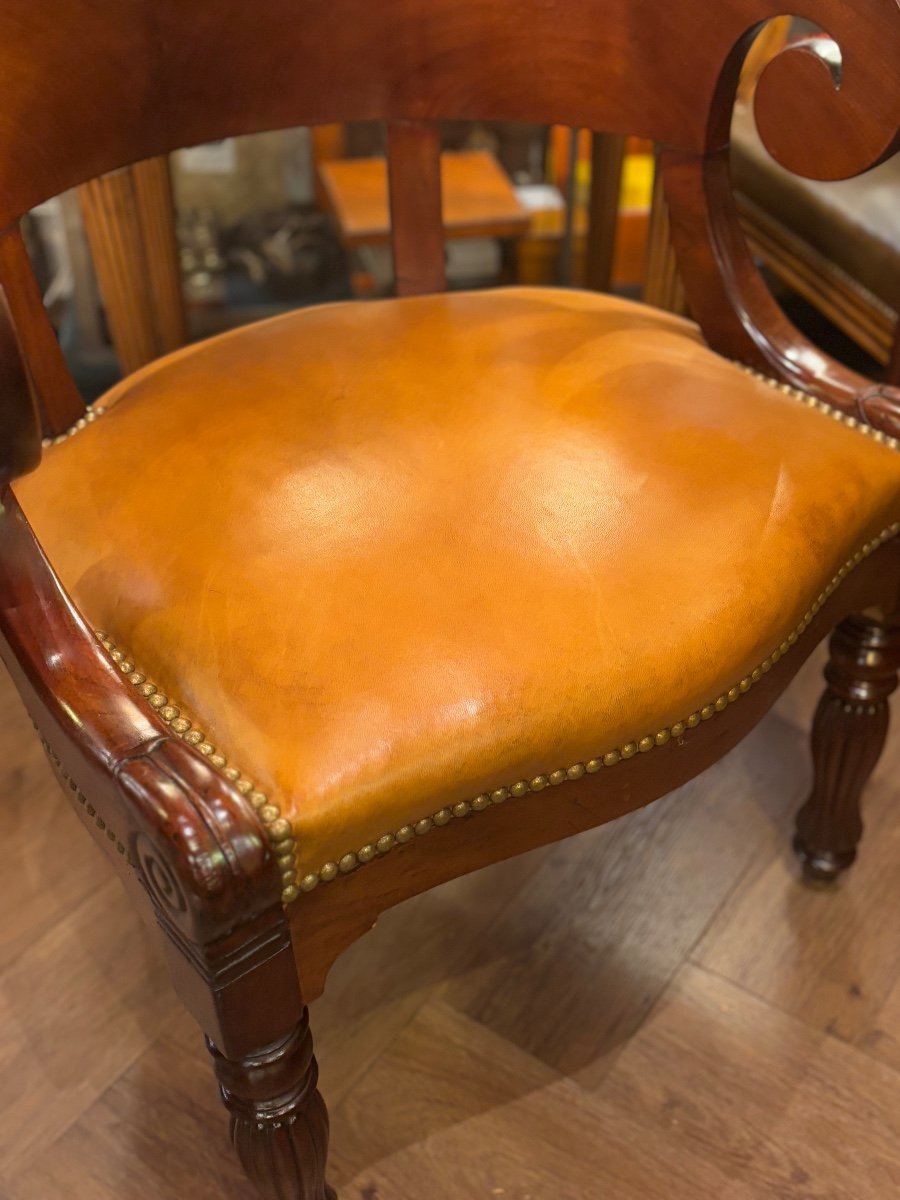 Empire Mahogany Office Chair-photo-6