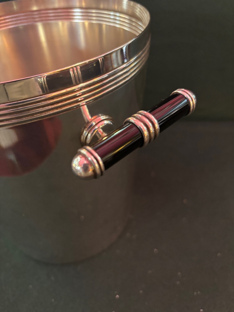 Christofle Talisman Model Champagne Bucket, Very Good Condition-photo-4