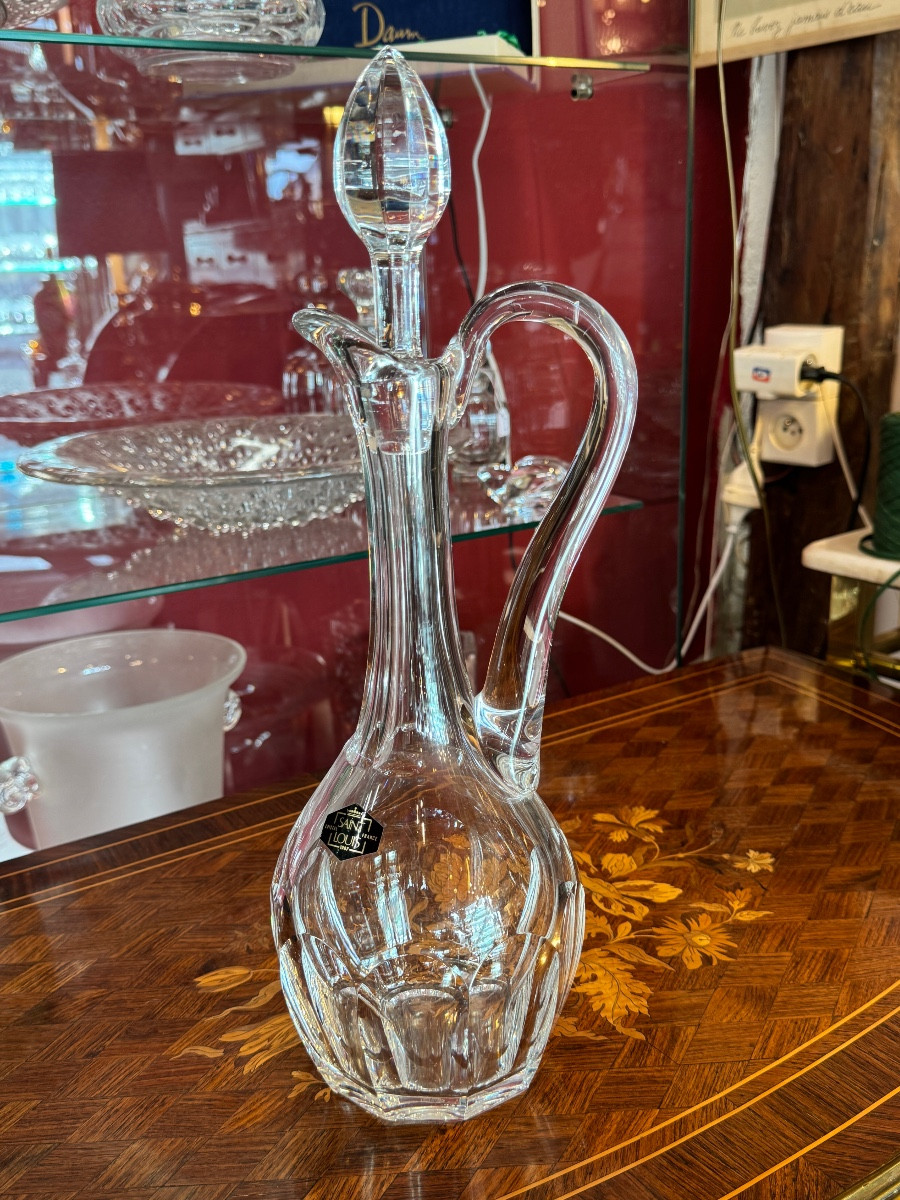 Aiguière, Carafe, Saint Louis Bristol Model New With Box.