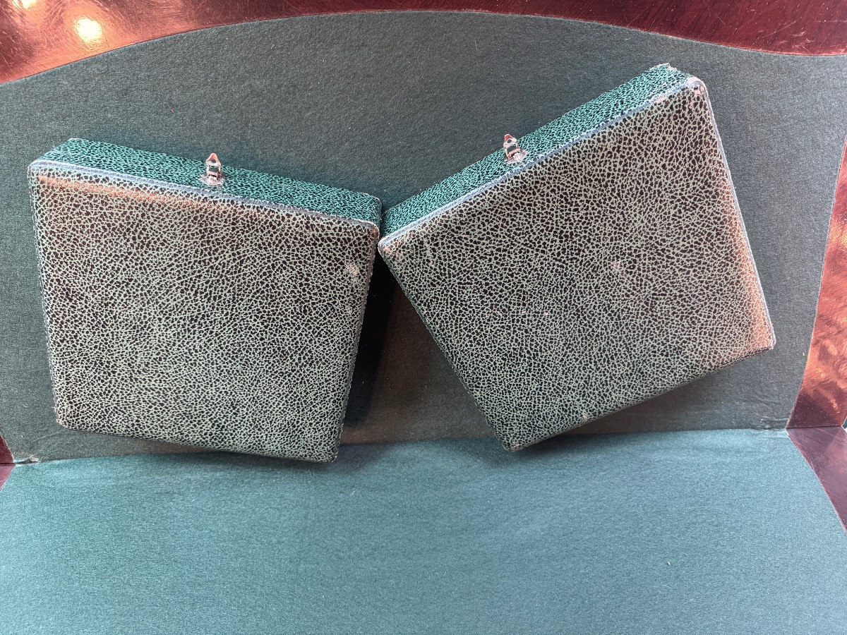 Rare Art Deco Silver-plated Fish Cutlery For 24 People-photo-3