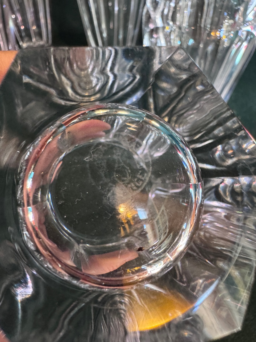 6 Baccarat Harcourt Water Glasses-photo-3