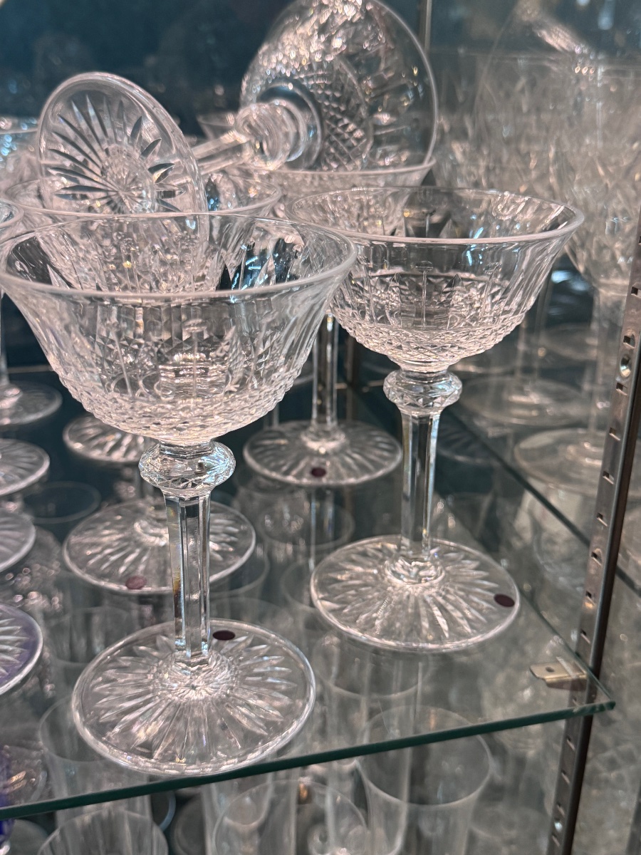 Tommy Saint Louis Champagne Glasses—15 In Stock; Price For 6; Volume Discounts Available. -photo-2