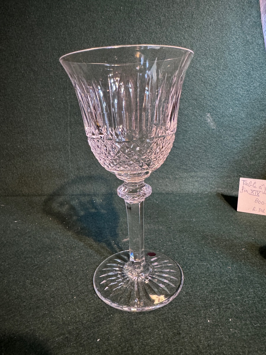 VERRES À VIN N°3 TOMMY SAINT LOUIS 18 EN STOCK PRIX POUR 6, PRIX DÉGRESSIF POUR QUANTITÉ.-photo-1