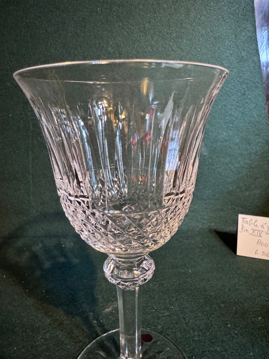 VERRES À VIN N°3 TOMMY SAINT LOUIS 18 EN STOCK PRIX POUR 6, PRIX DÉGRESSIF POUR QUANTITÉ.-photo-2