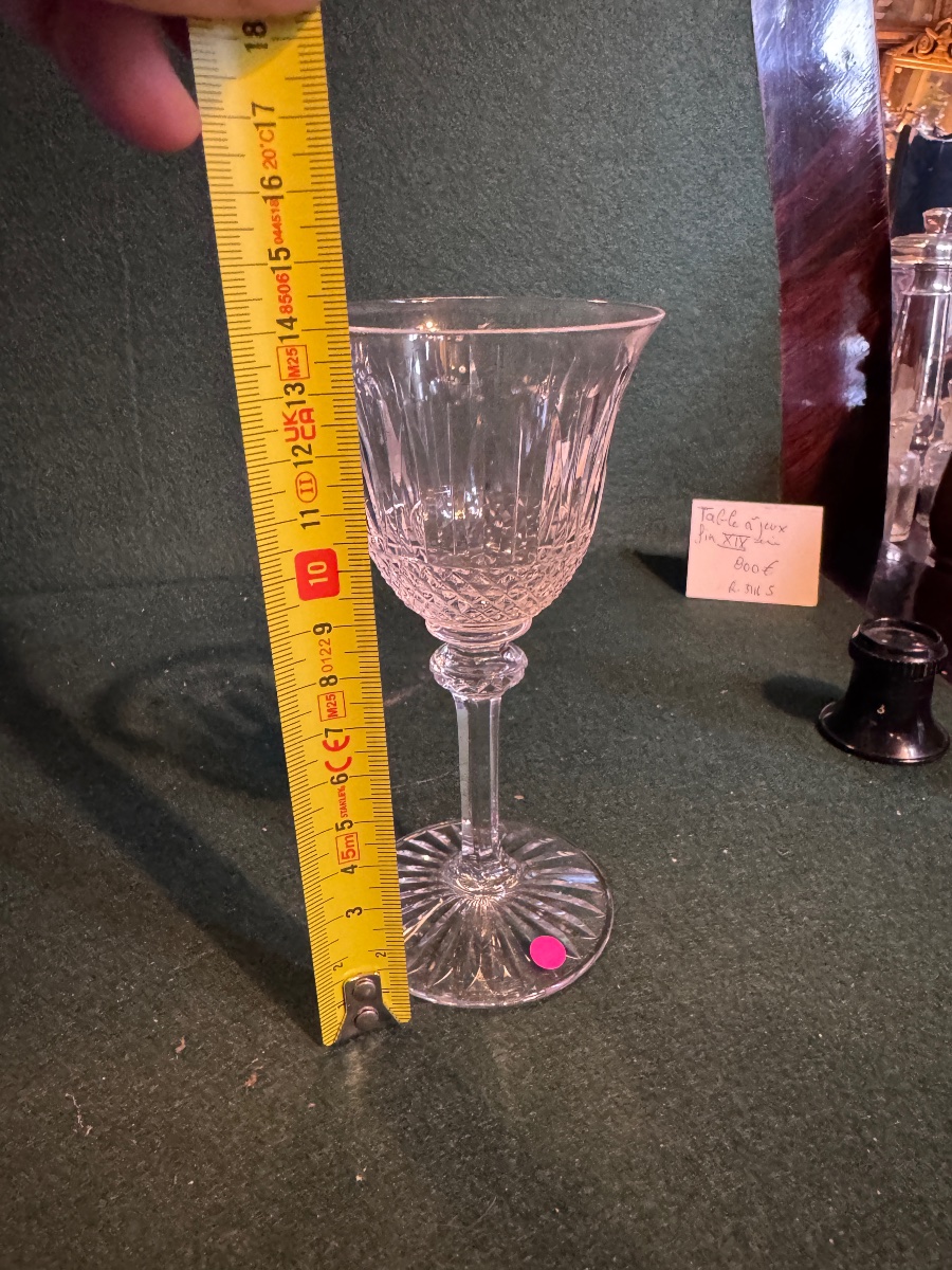 Tommy Saint Louis No. 5 Wine Glasses—30 In Stock. Price Is For 6; Volume Discount Available.-photo-3