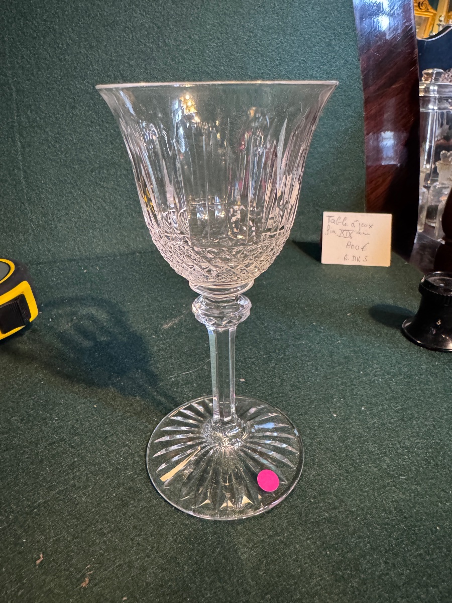 Tommy Saint Louis No. 5 Wine Glasses—30 In Stock. Price Is For 6; Volume Discount Available.-photo-2