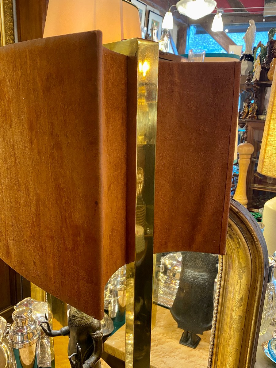 Vintage 70s Lamp Probably Roche Et Bobois.-photo-3