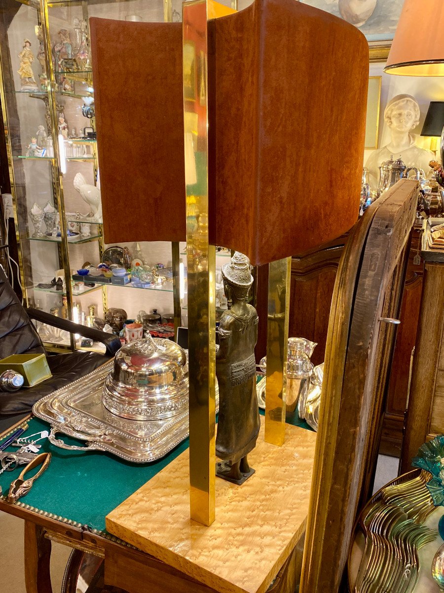 Vintage 70s Lamp Probably Roche Et Bobois.-photo-4