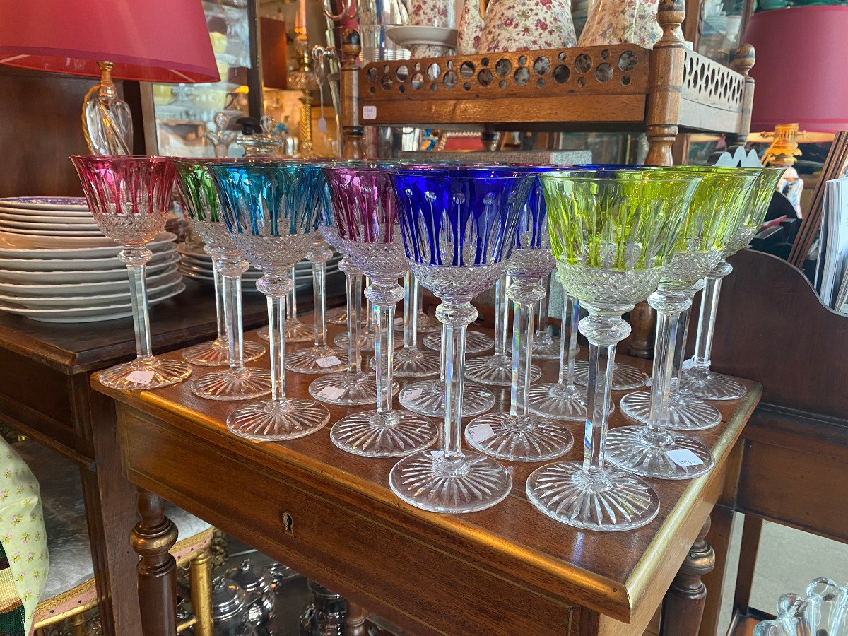 17 Saint-louis Tommy Roemer Glasses 19,8cm-photo-3