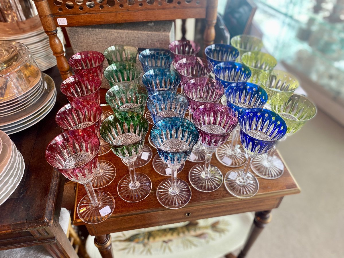 17 Saint-louis Tommy Roemer Glasses 19,8cm-photo-4