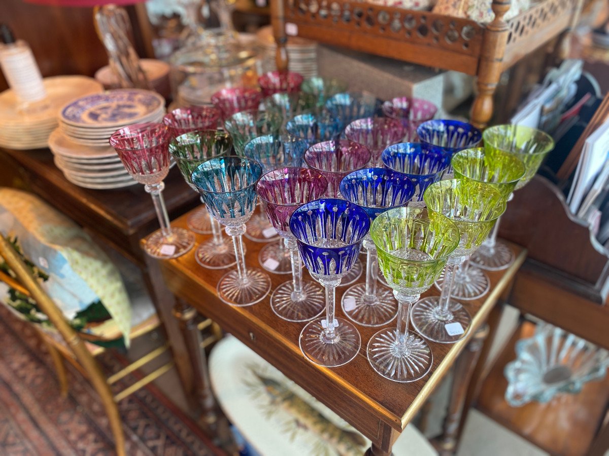 17 Saint-louis Tommy Roemer Glasses 19,8cm-photo-1