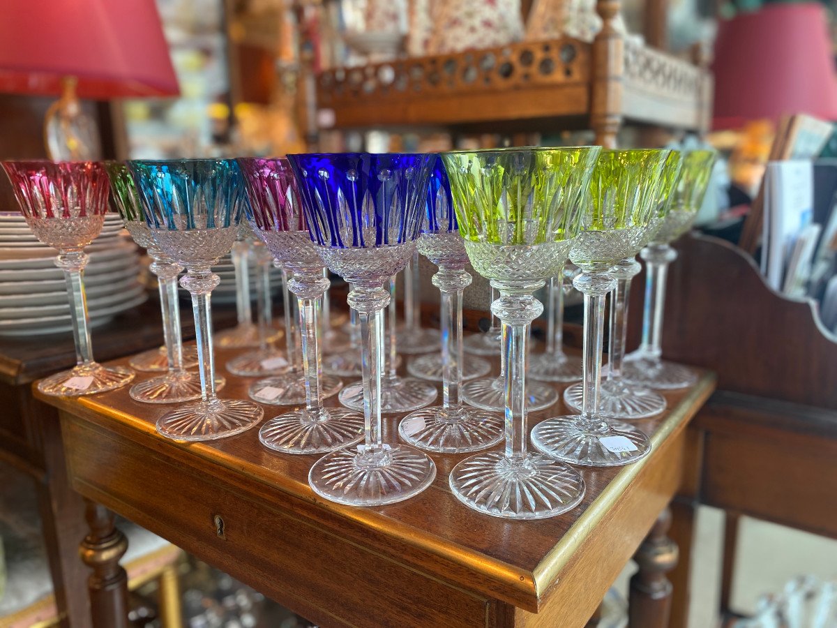 17 Saint-louis Tommy Roemer Glasses 19,8cm-photo-2