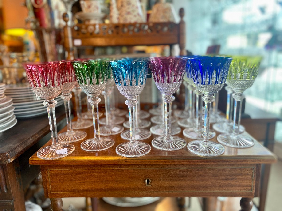 17 Saint-louis Tommy Roemer Glasses 19,8cm-photo-4