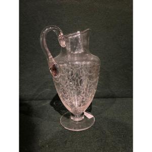 Carafe, Pitcher, Water Jug Baccarat Michelangelo