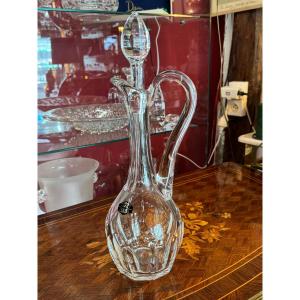 Aiguière, carafe, saint louis modèle Bristol neuve avec sa boite.