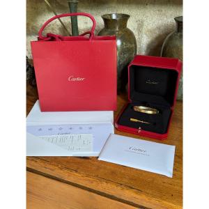 BRACELET CARTIER LOVE OR JAUNE Taille 17