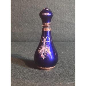Vermeil Salt Shaker With Enamel Decoration.
