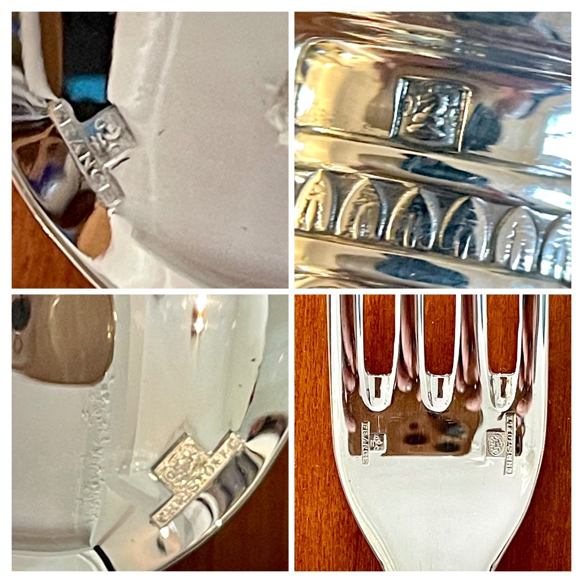 Christofle Malmaison 24 Piece Cutlery Set For 6 People, Very Good Condition -photo-7