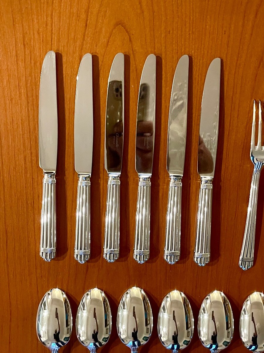 Christofle Aria Ménagère 6 Personnes 24 Pièces -photo-3