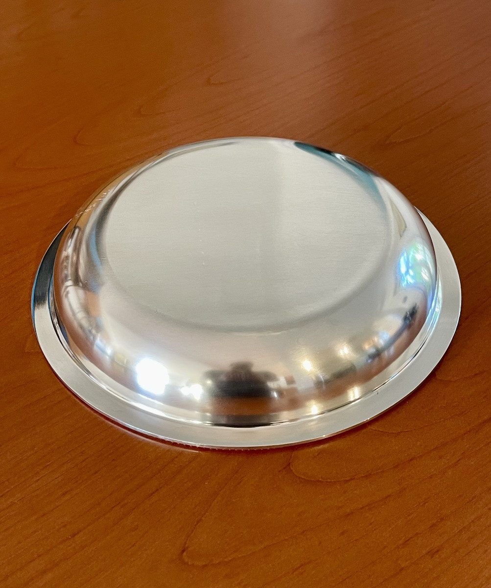Christofle Perles ,plat creux état Neuf Diamètre 26cm -photo-5